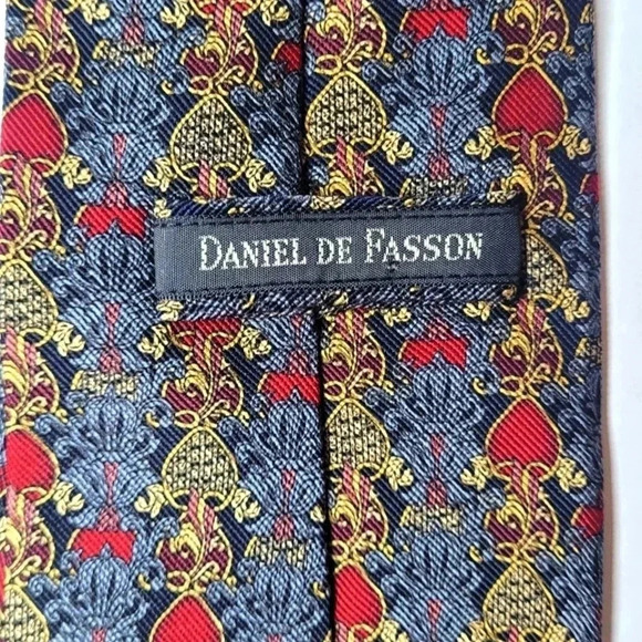 Daniel de Fasson Men's Necktie - Picture 6 of 6